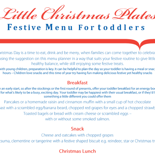 Toddler Festive Pack: activities, crafts and meals for a fun and healthy Christmas